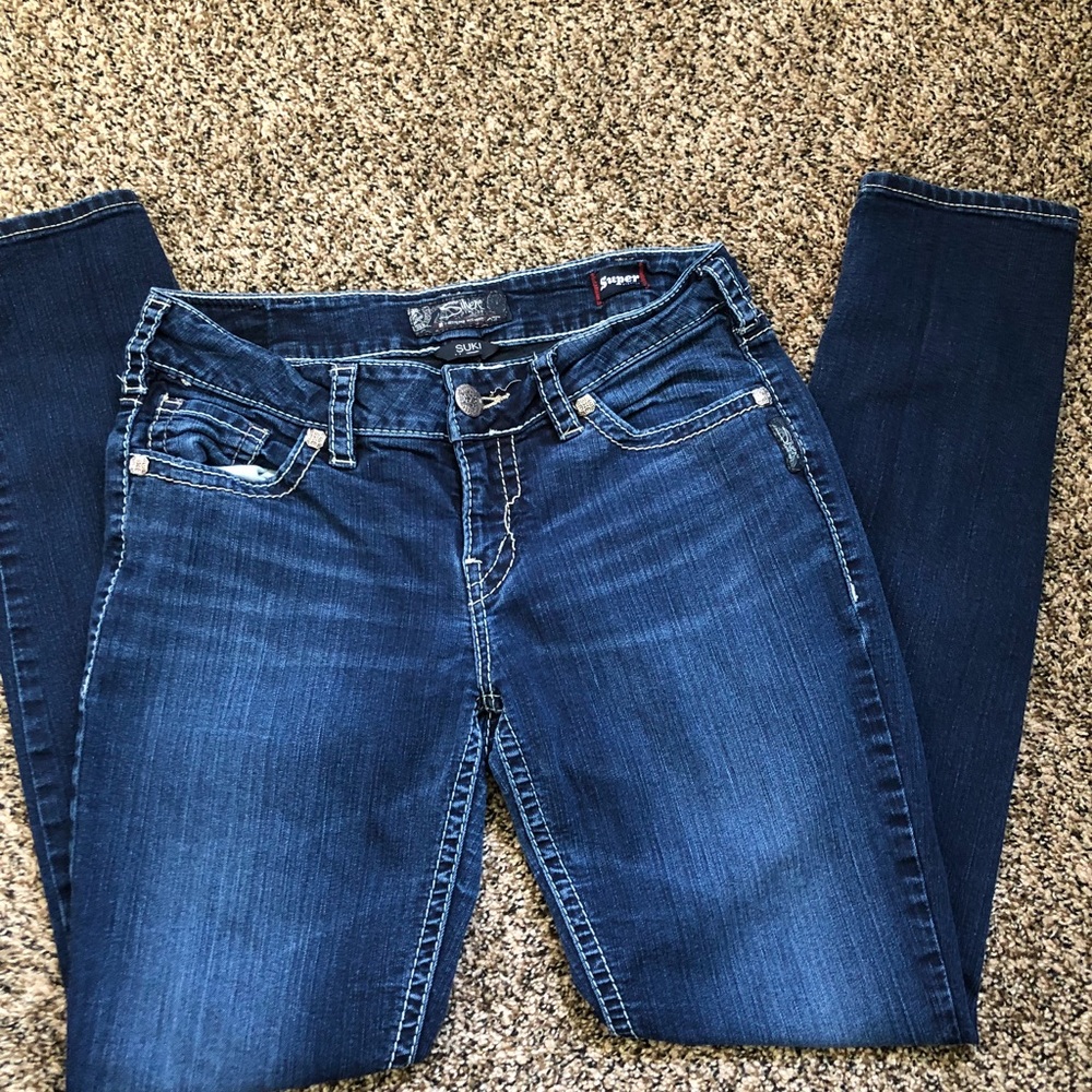 Silver jeans